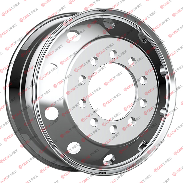Aluminum Wheels with Rim Size 24.5×8.25 for Tires 11R24.5, 285/75R24.5