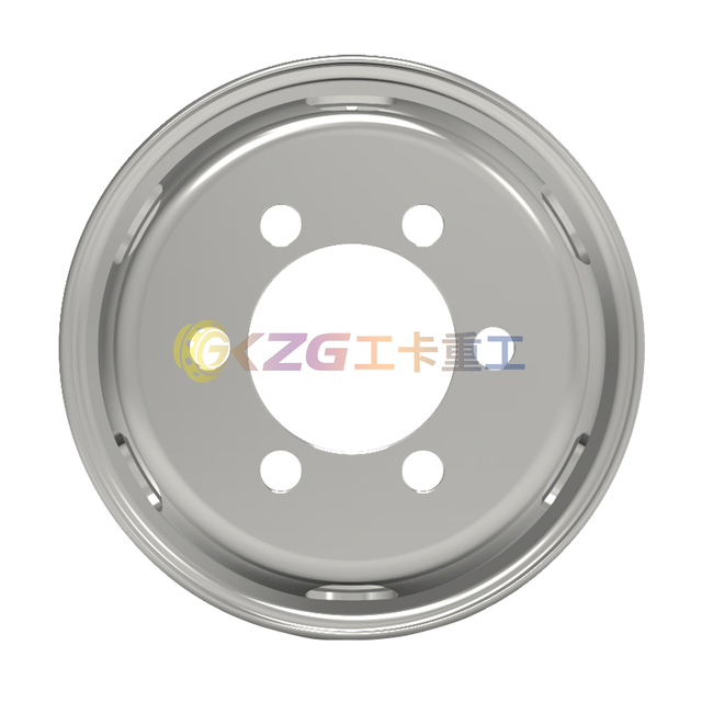 Tubeless Steel Wheel Rim 17.5*6.0 Matched Tire Size 8R17.5 for Commercial Vehicles / Motor Homes And Trucks