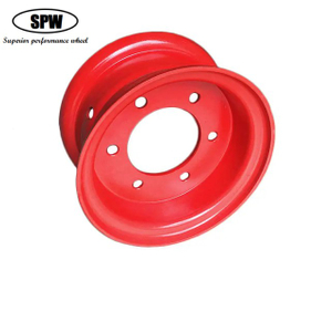 Forklift steel wheels with rim size 4.00E-9 for matching 6.00-9 tires